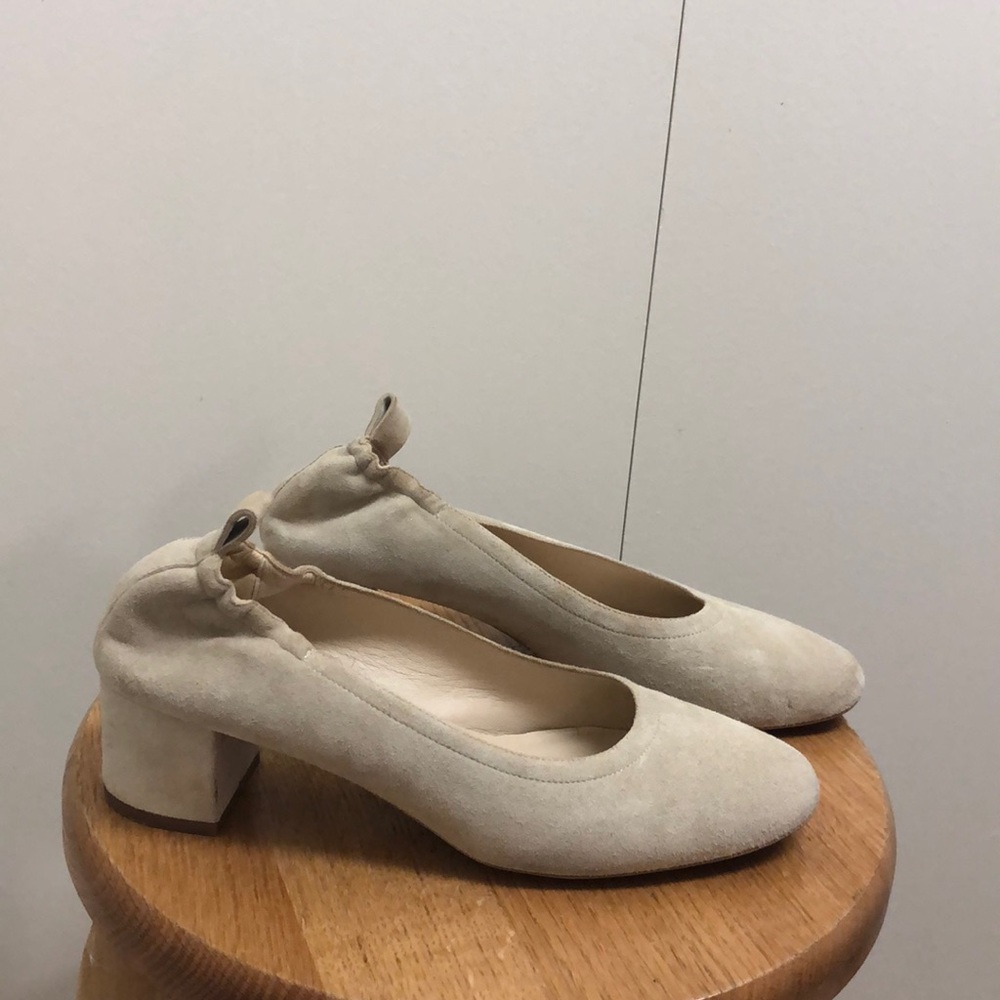 Everlane suede day heel
